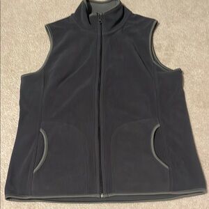 Old Navy Charcoal Zip-Up Vest